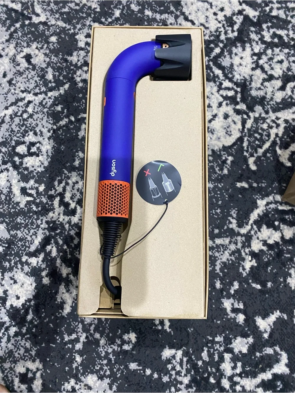 Dyson Supersonic R Handheld Hair Dryer — Blue and Orange BRAND NEW IN BOX